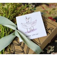 Growing Paper Welcome Little One Mini Card